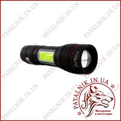 Ліхтарик кишеньковий X-Balog від акумулятора Li-on 18650 BL-520-T6 зарядка від Micro USB