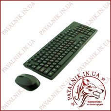Бездротова клавіатура та мишка TJ-808 + гарячі клавіші (Бездротова клавіатура та ведмедик)