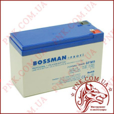 Акумулятор свинцево-кислотний Bossman Profi 12V 9AH VRLA AGM (6FM9)