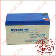 Акумулятор свинцево-кислотний Bossman Profi 12V 9AH VRLA AGM (6FM9)