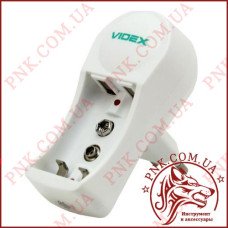 Зарядний пристрій Videx N201 для акумуляторів Ni-Mh/Cd AA/AAA + крона