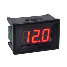 Вольтметр DC 0-30V цифровий ЧЕРВОНИЙ вбудований (три дроти) (DSN-DVM-368K) V4.0 (27040) Вольтметр DC 0-30V цифровий ЧЕРВОНИЙ вбудований (три дроти) (DSN-DVM-368K) V4.0 (27040)