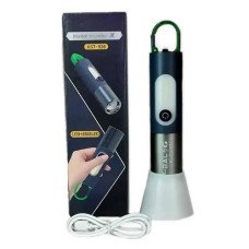 Ліхтар ручний X-Balog BL-505-P50 з бічним світлом та карабіном, зарядка від Micro USB