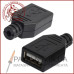 Гніздо USB тип A під шнур 1-1050