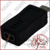 Перехідник штекер micro USB – гніздо mini USB, пластик