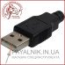 Штекер USB тип_A під шнур 1-1003