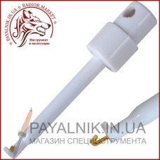 Щуп-затискач типу гачок, великий білий (12-2981W) Щуп-затискач типу гачок, великий білий (12-2981W)