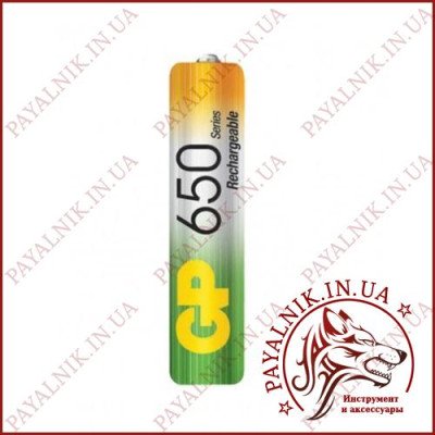 Акумулятор GP Ni-MH AAA HR03 1.2V 650mAh (1шт.)
