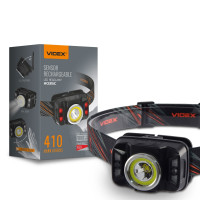 Ліхтарик налобний Videx VLF-H035C 410Lm 5000K