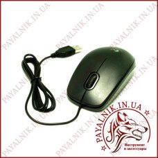 Мишка комп'ютерна оптична Logitech (B100) USB провідна, чорна Мишка комп'ютерна оптична Logitech (B100) USB провідна, чорна