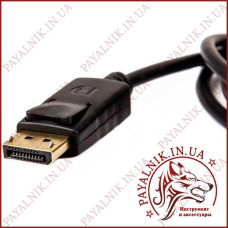 Кабель відео DisplayPort - HDMI (чорний) 1 метр