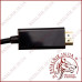 Кабель відео DisplayPort - HDMI (чорний) 1 метр