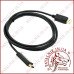 Кабель відео DisplayPort - HDMI (чорний) 1 метр