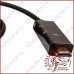 Кабель відео DisplayPort - HDMI (чорний) 1 метр