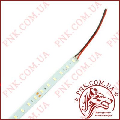 Світлодіодна стрічка лінійка BRT 24V 24W, 72 LED (5630), біла (6500K), зі скотчем