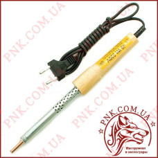 Паяльник ЕПСН 40 ват Запоріжжя (40W, 220V, жало 6мм. мідь, ручка дерево)