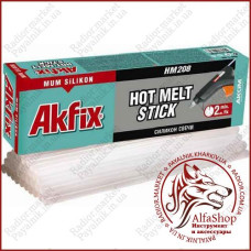 Клейовий стрижень AKFIX 8мм 30см HM 208 (1штука)