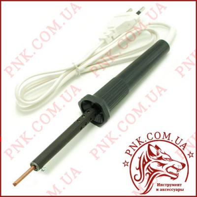 Електричний заводський паяльник 25 ват (220V 25W ручка карболіт, жало 4мм)