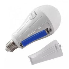 LED лампа з акумуляторами 18650 (2шт) Energy Saving 15W E27 6500K 220V