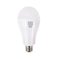 LED лампа з акумуляторами 18650 (2шт) Energy Saving 15W E27 6500K 220V