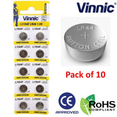 Батарейка Vinnic Alkaline 1.5v L1154F, LR44, A76, V13GA, AG13
