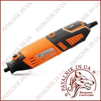 Шліфмашина пряма STORM (гравер), 170 Вт, 8000-35000 об/хв, кейс INTERTOOL WT-0516