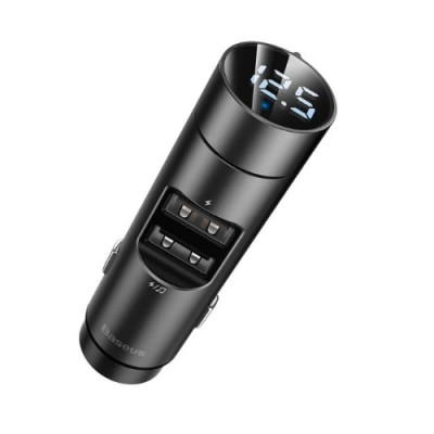 ФМ Модулятор BASEUS ENERGY COLUMN DS01 MP3 Quick charge 3.1A 12-24V