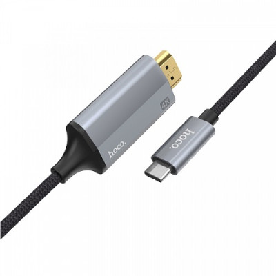 Кабель HOCO UA13 Type C-HDMI 1.8m. Gray