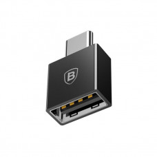 Перехідник OTG Baseus Exguisite Type-C Male to USB Black (CATJQ-B01)