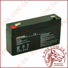 Акумулятор гелієвий Vipow 6V 1.3Ah (BAT0203)