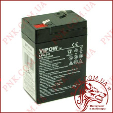 Акумулятор гелієвий Vipow 6V 4.5Ah (BAT0200)