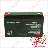 Акумулятор свинцево-кислотний Casil 6V 9AH (CA690)
