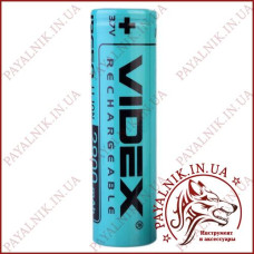 Акумулятор 18650 літієвий Videx 2800mah