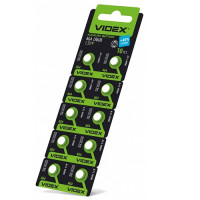 Батарейка VIDEX AG4 LR626 1.5V (6.8*2.6mm.) 1 штука