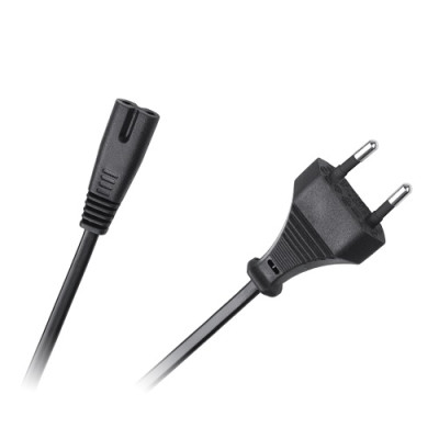 Кабель живлення подвійний 220V 2*0.75мм² 5м (вісімка)