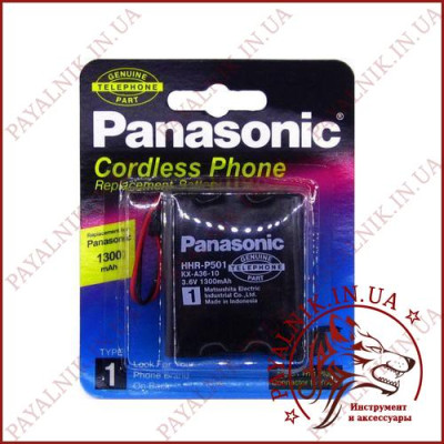 Акумулятор для радіотелефону Panasonic P501 1300mah 1шт