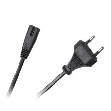 Кабель живлення подвійний 220V 2*0.75мм² 5м (вісімка)