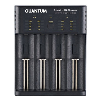 Зарядний пристрій Quantum QM-BC4040 4 слоти, струм до 2А, для різних типів акумуляторів