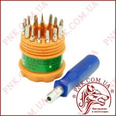 Викрутка з набором насадок 16 в 1 IMPACTER ME-6016 (Torx, Philips, Slotted, Tri-Wing)