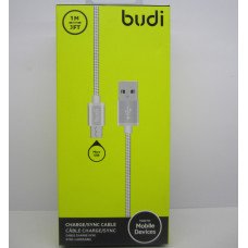 Кабель Micro USB BUDI в металлической оплетке Кабель Micro USB BUDI в металлической оплетке