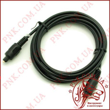 Кабель оптичний звуковий 3.0м Toslink plug чорний