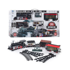 Залізниця "Ера паровозів" Limo Toy 701831 R/YY 127 довжина дороги 650 см