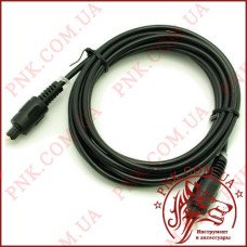 Кабель оптичний звуковий 3.0м Toslink plug чорний