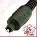 Кабель оптичний звуковий 3.0м Toslink plug чорний