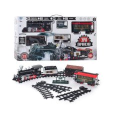 Залізниця "Ера паровозів" Limo Toy 701831 R/YY 127 довжина дороги 650 см