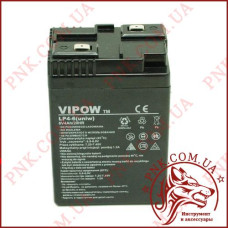 Акумулятор гелієвий Vipow 6V 4Ah універсальний (BAT0204)