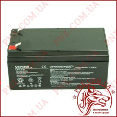 Акумулятор гелієвий Vipow 12V 3.3Ah (BAT0219)