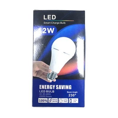 LED лампа акумуляторна Energy Saving 12W E27 6500K 220V