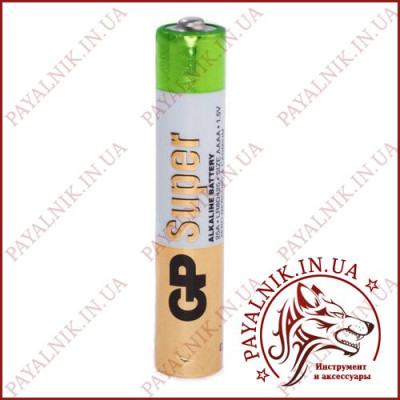 Батарейка Gp Super 1.5V LR61, AAAA, 25A-U2 alkaline