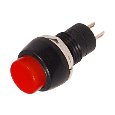 Кнопка PBS-20А з фіксацією ON-OFF 2-х контактна, 1А, 250V червона